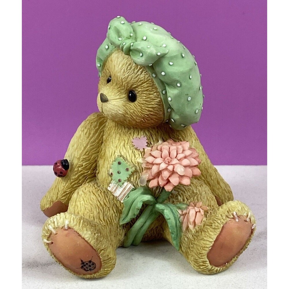 Cherished Teddies Bear Figurine Enesco Corp 1996 Dahlia #202932